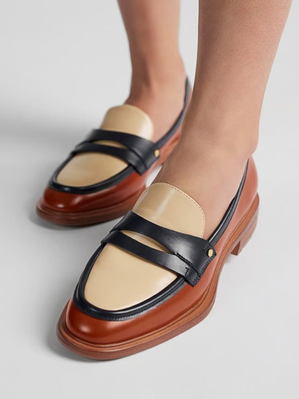 Franco Sarto Women's Edith 2 Loafers Biscuit Brown- Size 6.5M ($140)